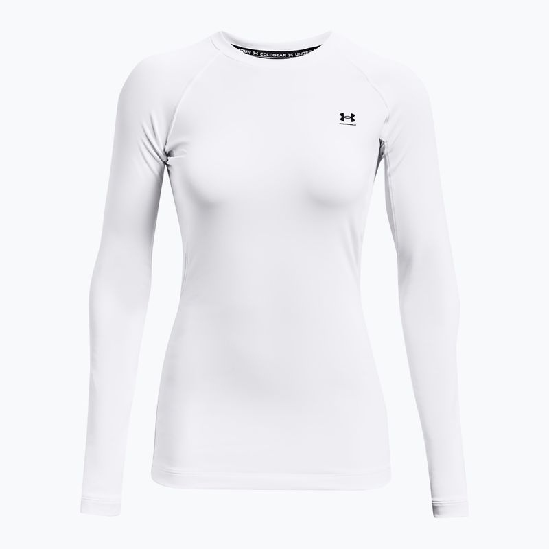 Longsleeve pentru femei Under Armour Authentics CG Crew white/black 4