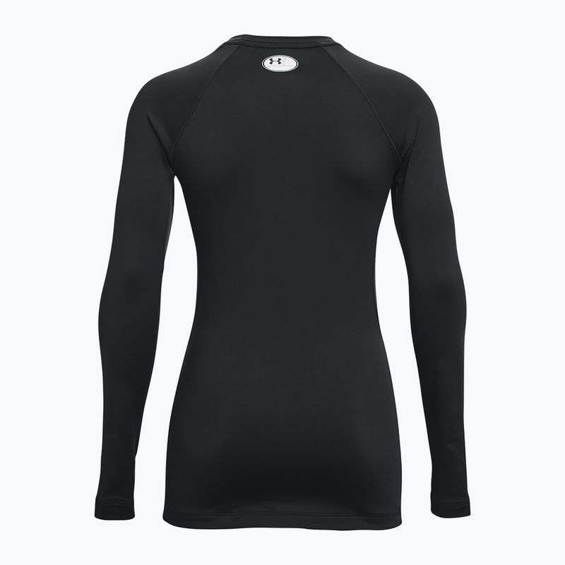 Longsleeve pentru femei Under Armour Authentics CG Crew black/white 6