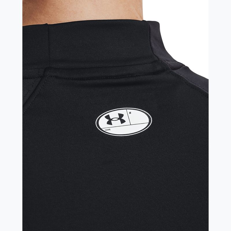 Longsleeve de trekking pentru femei Under Armour Authentics CG Mockneck black/white 4