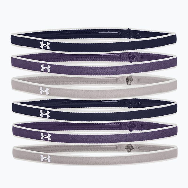 Under Armour Ua Mini Headbands 0.4  6pcs albastru marin-purpuriu-gri 1286016-412 4