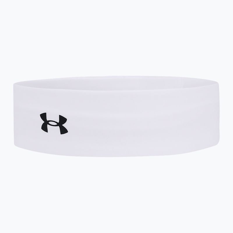 Bandă de cap pentru femei Under Armour Play Up alb/negru