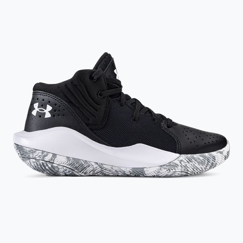 Încălțăminte de baschet pentru copii Under Armour GS Jet '21 001 negru-albă UAR-3024794001-001-4.5 2