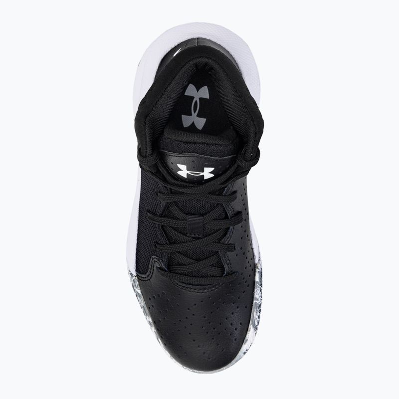 Încălțăminte de baschet pentru copii Under Armour GS Jet '21 001 negru-albă UAR-3024794001-001-4.5 6
