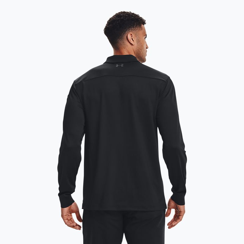 Longsleeve pentru bărbațiUnder Armour Tactical Performance Polo 2.0 black/black 3
