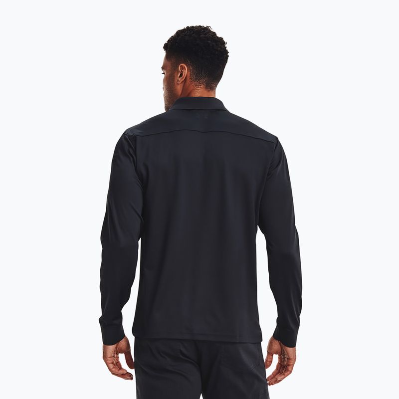 Longsleeve pentru bărbați Under Armour Tactical Performance Polo 2.0 Dark navy blue/Dark navy blue 3