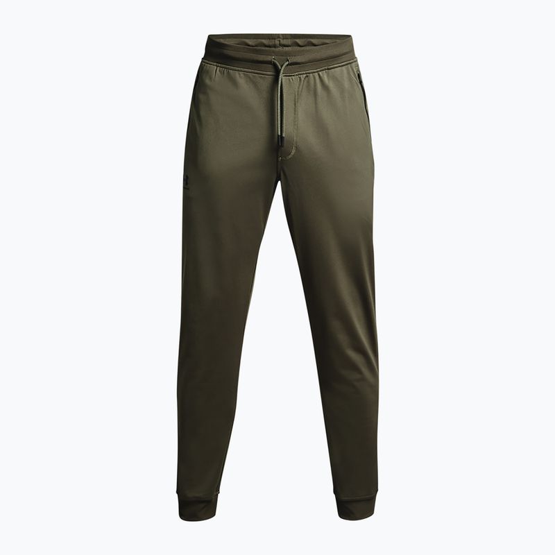 Pantaloni pentru bărbați Under Armour Sportstyle Tricot Jogger marine od green / black 5