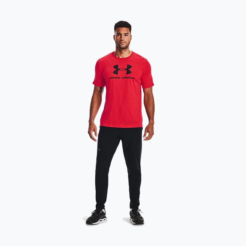 Tricou de antrenament pentru bărbați Under Armour UA Sportstyle Logo SS roșu 1329590 5