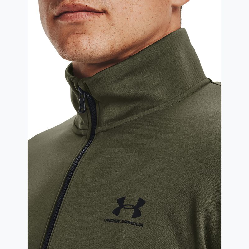 Bluză pentru bărbați Under Armour Sportstyle Tricot navy od green/navy od green/black 4