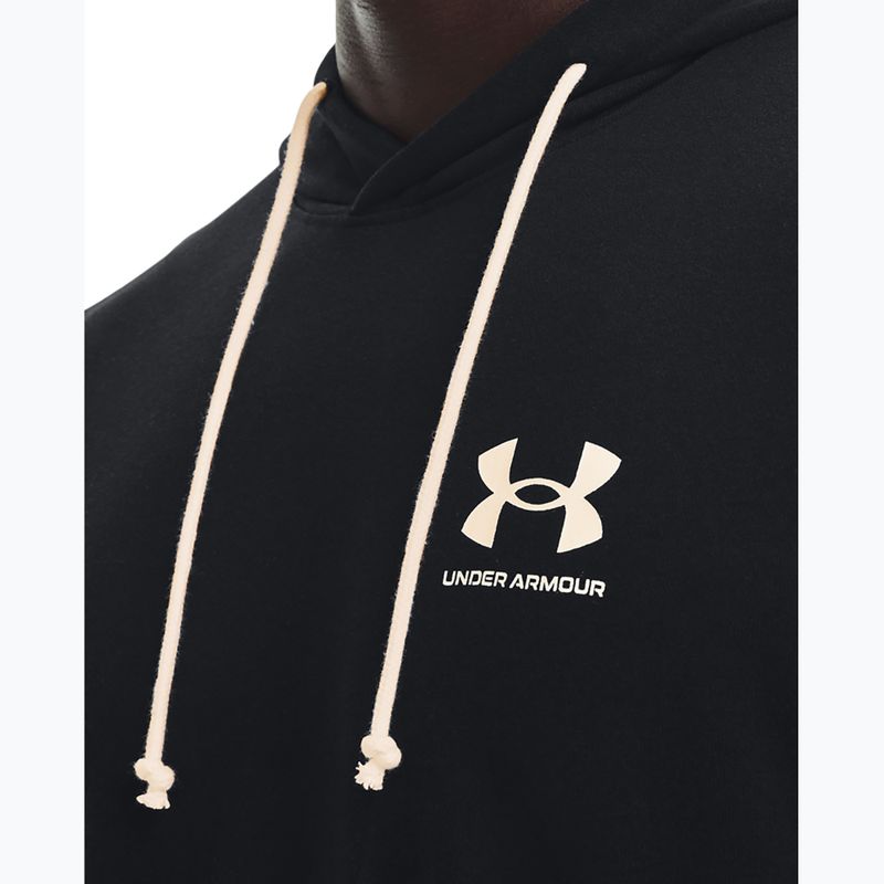 Bluză pentru bărbați Under Armour Rival Terry Lc Hd black/onyx white 4