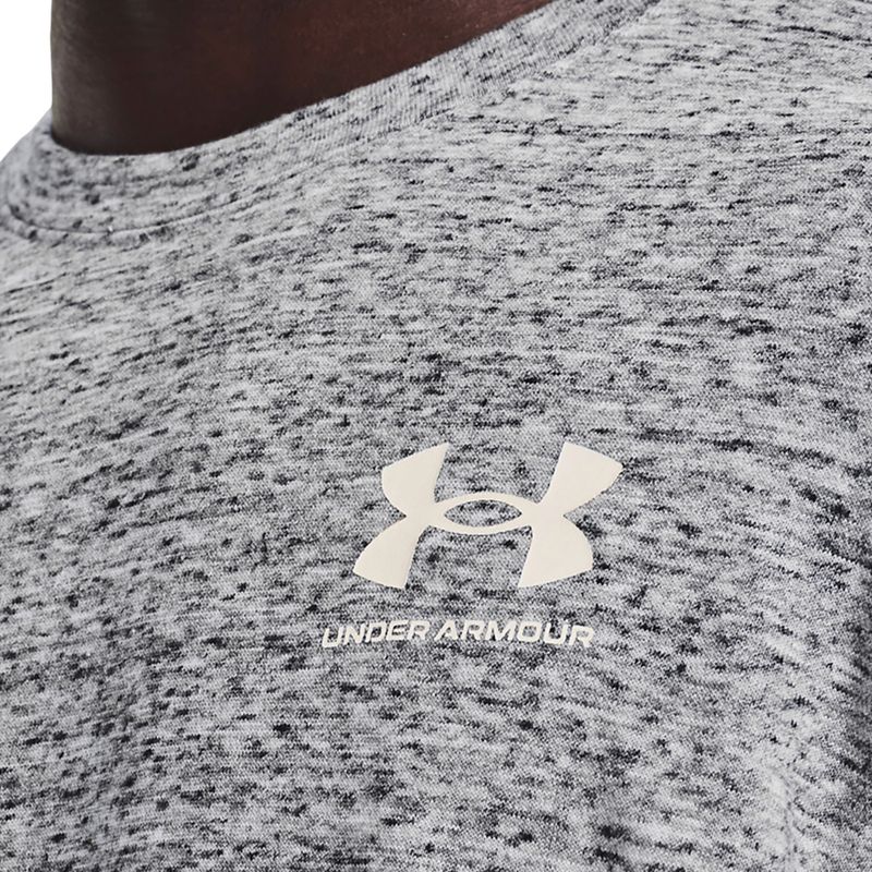 Bluză pentru bărbați Under Armour Rival Terry Lc Crew onyx white/onyx white 4