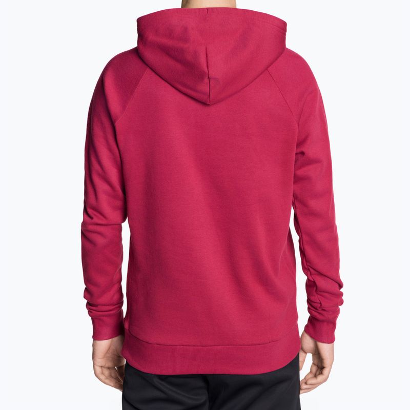 Tricou de antrenament pentru bărbați Under Armour Rival Fleece Big Logo HD roșu și alb 1357093-664 2