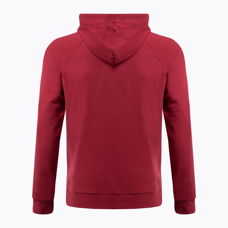 Tricou de antrenament pentru bărbați Under Armour Rival Fleece Big Logo HD roșu și alb 1357093-664 5