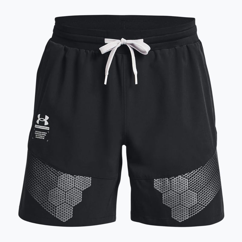 Pantaloni scurți de antrenament pentru bărbați Under Armour UA Armourprint Woven negru 1370416 3