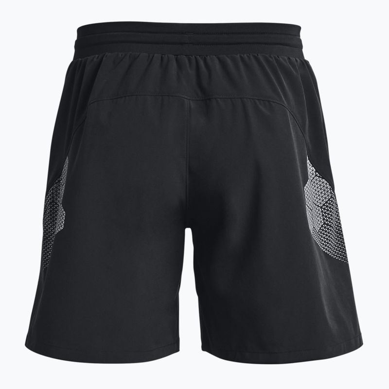 Pantaloni scurți de antrenament pentru bărbați Under Armour UA Armourprint Woven negru 1370416 4