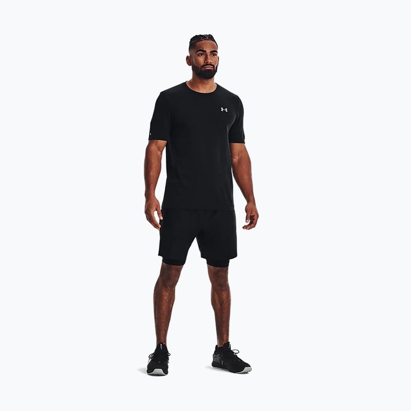 Tricou de antrenament pentru bărbați Under Armour UA Rush Seamless Geosport SS negru 1370441 5