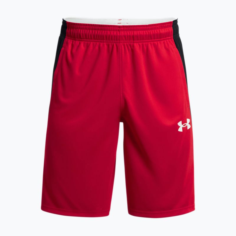 Pantaloni scurți de baschet pentru bărbați Under Armour Baseline 10In 600 roșii 1370220-600-LG 5