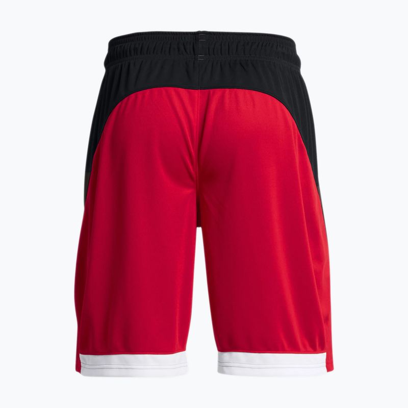 Pantaloni scurți de baschet pentru bărbați Under Armour Baseline 10In 600 roșii 1370220-600-LG 6