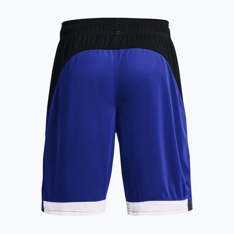 Pantaloni scurți de baschet pentru bărbați Under Armour Baseline 10" albastru 1370220 6