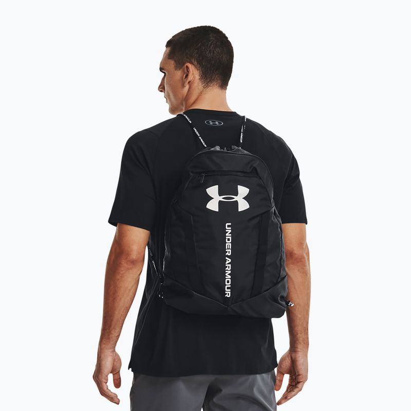 Under Armour Undeniable Sackpack 20 l negru/negru/argintiu metalic