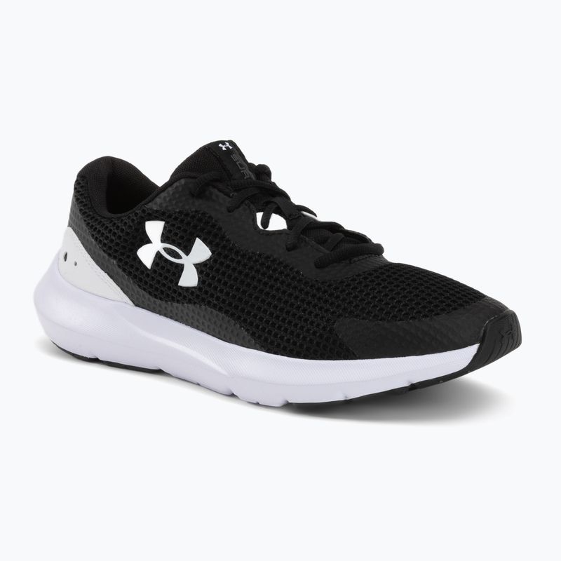 Under Armour Surge 3 bărbați pantofi de alergare negru și alb 3024883