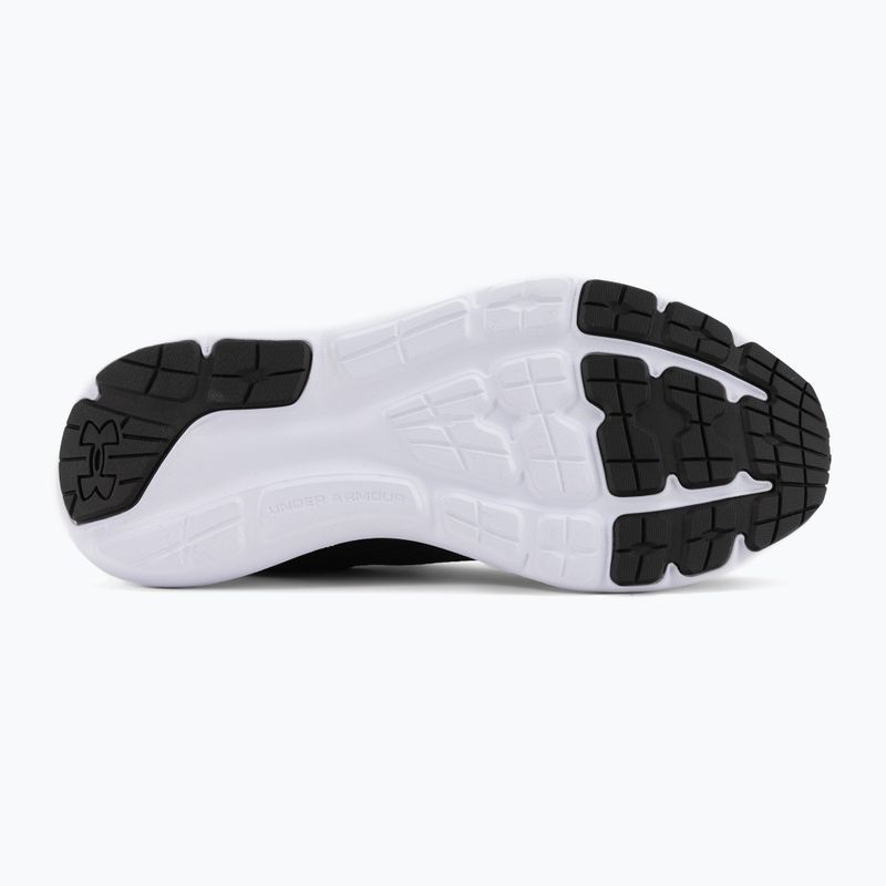 Under Armour Surge 3 bărbați pantofi de alergare negru și alb 3024883 5