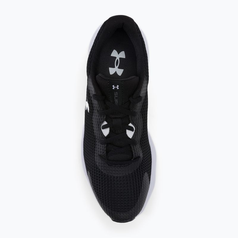 Under Armour Surge 3 bărbați pantofi de alergare negru și alb 3024883 6