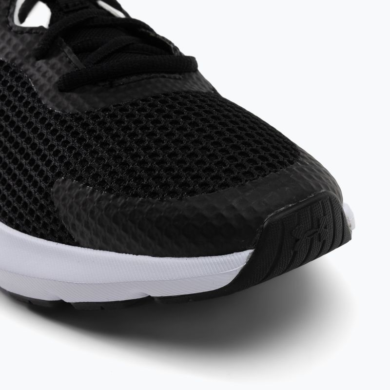 Under Armour Surge 3 bărbați pantofi de alergare negru și alb 3024883 7