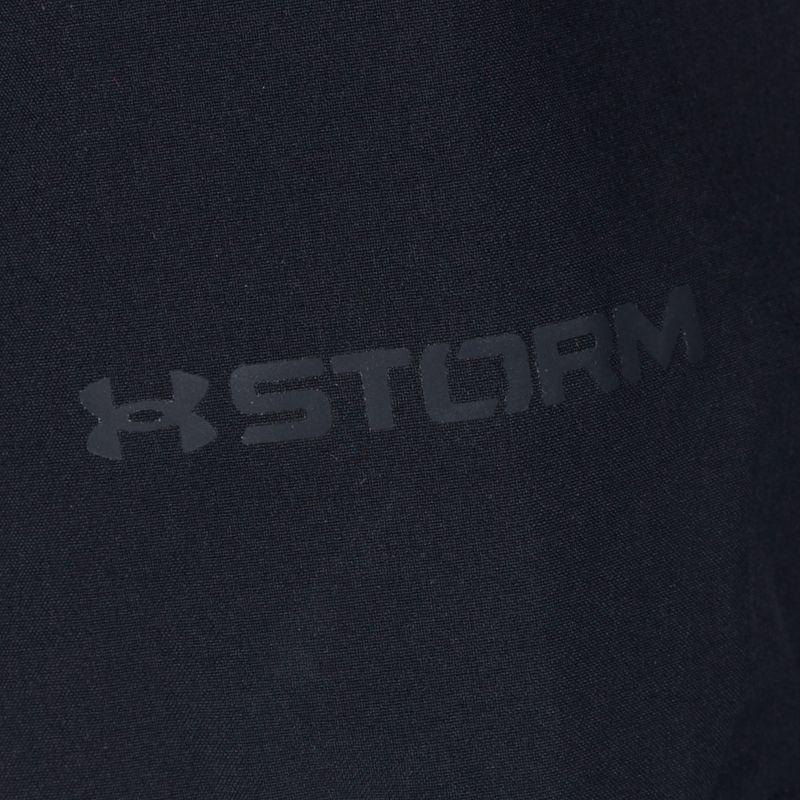 Under Armour Woven jachetă cu glugă pentru femei cu glugă neagră și albă 1369889 5