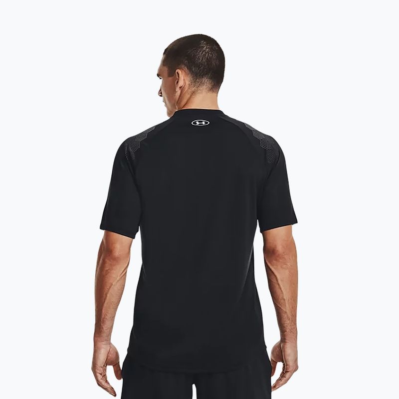 Tricou de antrenament pentru bărbați Under Armour Ua Armourprint SS negru 1372607-001 4