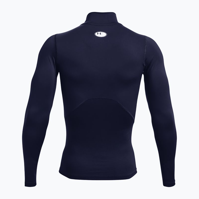 Longsleeve de antrenament pentru bărbați  Under Armour Heat Gear Armour Comp Mock midnight navy/white 6