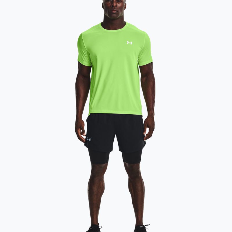 Under Armour Launch SW 5'' 2N1 pantaloni scurți de alergare pentru bărbați negru 1372631 3