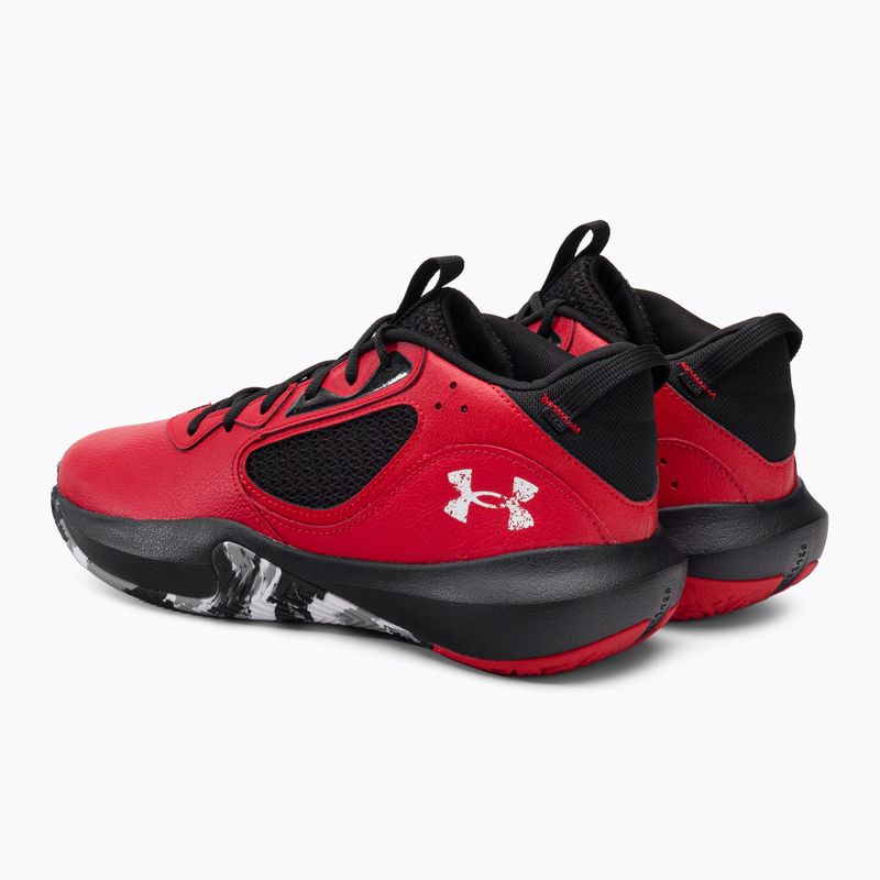 Încălțăminte de baschet pentru bărbați Under Armour Lockdown 6 roșie 3025616-600 3