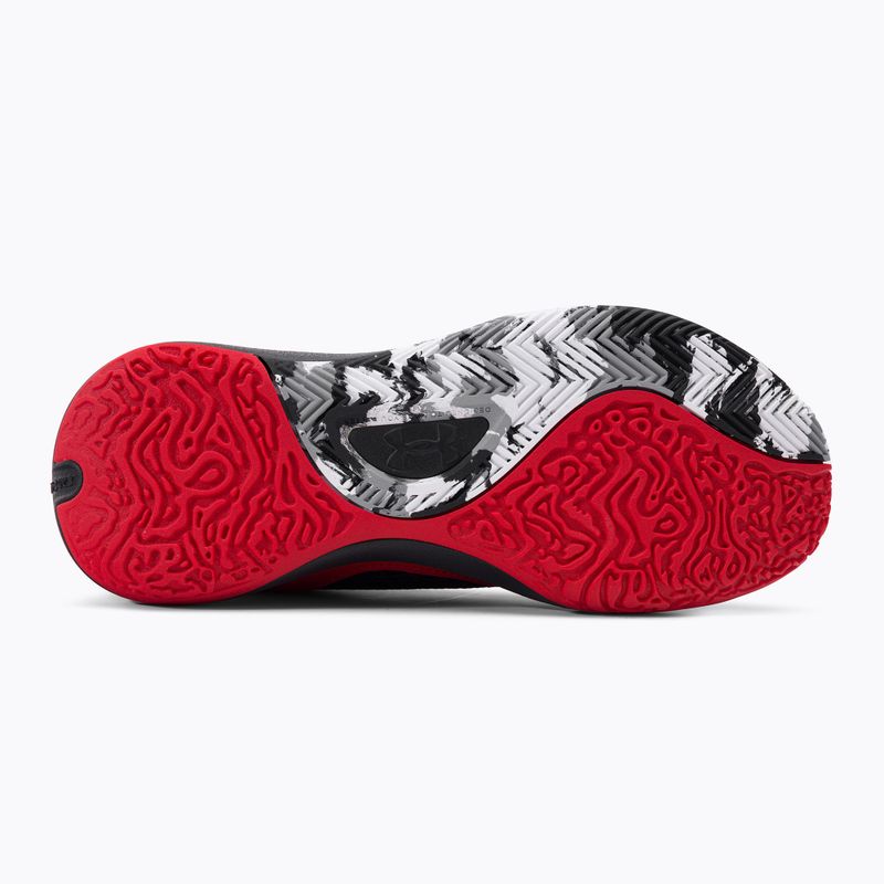 Încălțăminte de baschet pentru bărbați Under Armour Lockdown 6 roșie 3025616-600 5