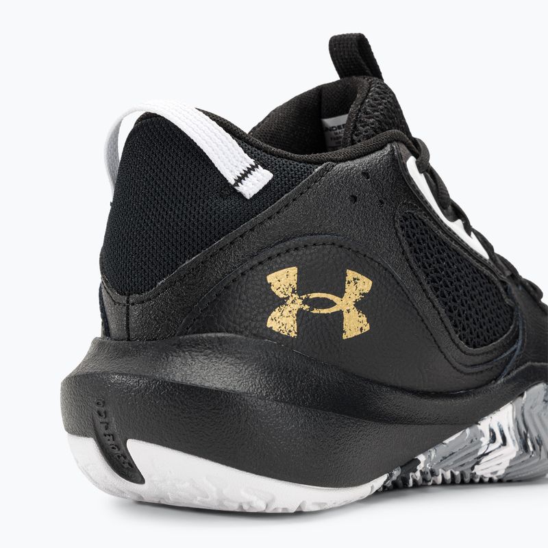 Under Armour Lockdown 6 pantofi de baschet negru/negru/aur metalic 9