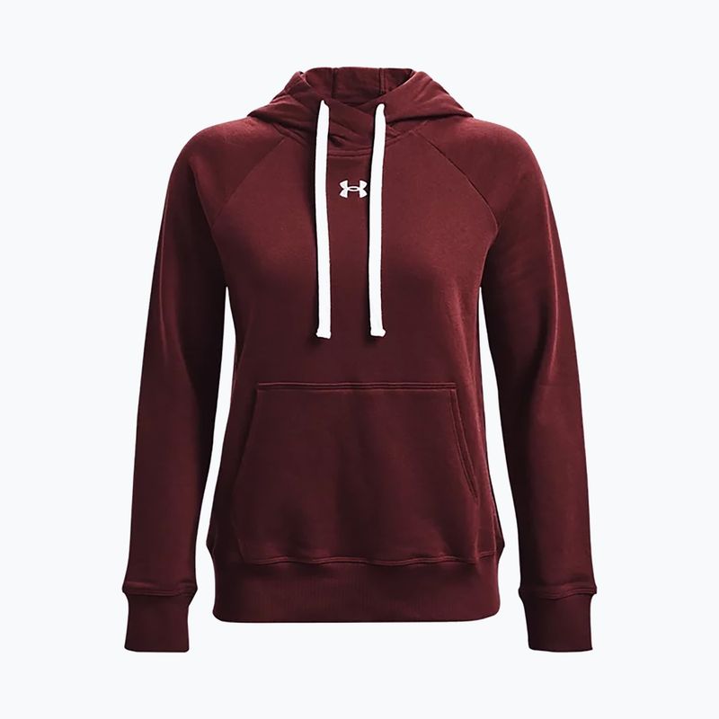 Hanorac cu glugă Under Armour Rival Fleece Hb pentru femei  maro 1356317 5