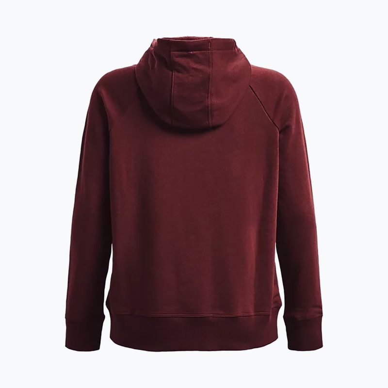 Hanorac cu glugă Under Armour Rival Fleece Hb pentru femei  maro 1356317 6