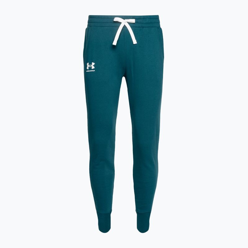 Pantaloni de trening pentru bărbați Under Armour Rival Fleece Joggers 716 verde 1356416-716 pentru bărbați 1356416-716 3