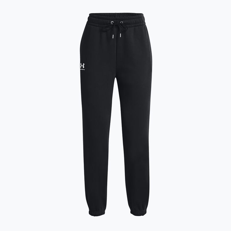 Pantaloni de antrenament pentru femei Under Armour Essential Fleece Joggers black/white 5