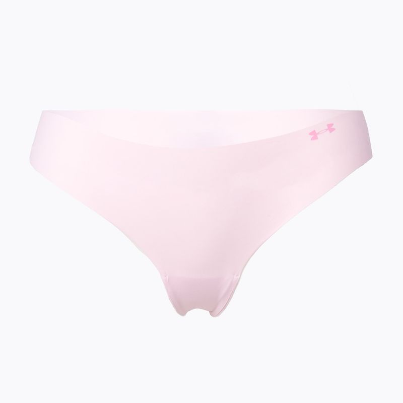 Under Armour chiloți fără cusur pentru femei Ps Thong 3-Pack roz 1325617-669 5