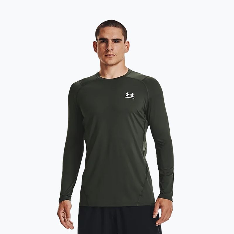Tricou de antrenament Under Armour HeatGear Armour pentru bărbați  de culoare verde 1361506 3