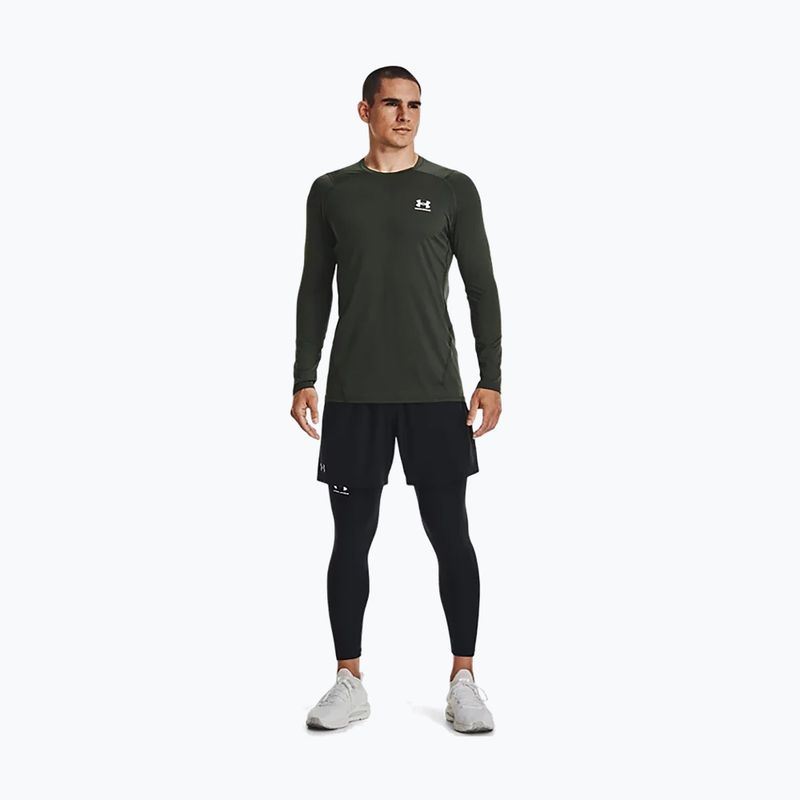 Tricou de antrenament Under Armour HeatGear Armour pentru bărbați  de culoare verde 1361506 5