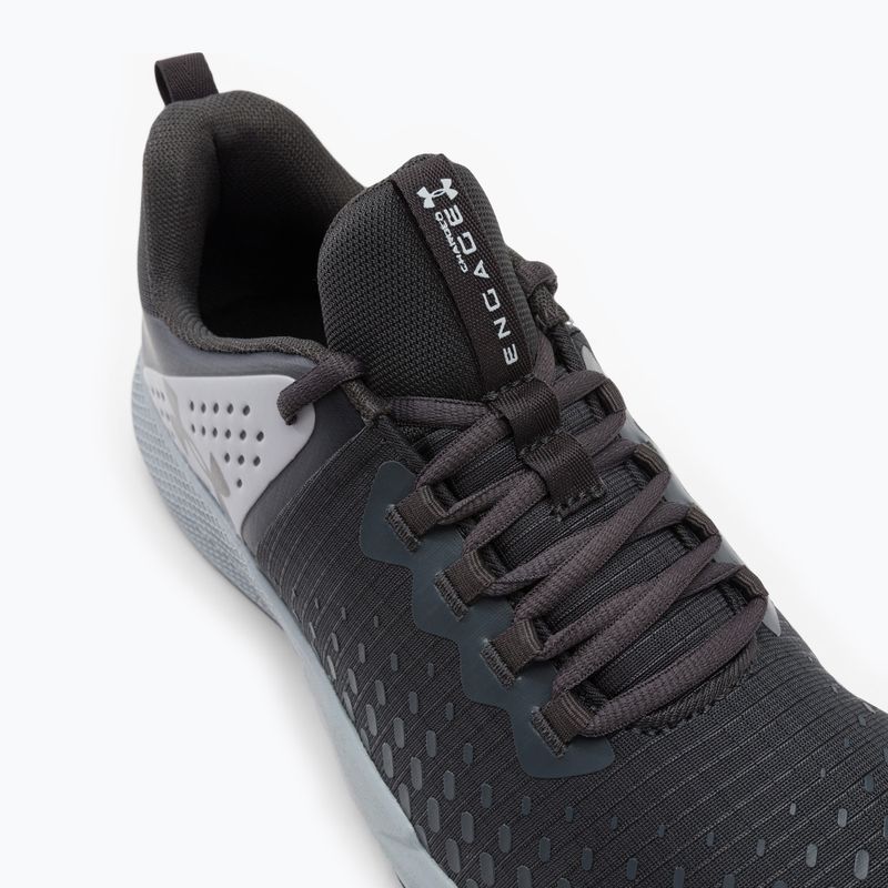 Under Armour Charged Engage 2 pantofi de antrenament pentru bărbați negru și alb 3025527 7