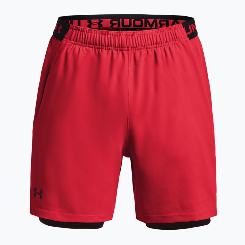 Pantaloni scurți de antrenament 2 în 1 pentru bărbați Under Armour UA Vanish Woven Sts roșu 1373764