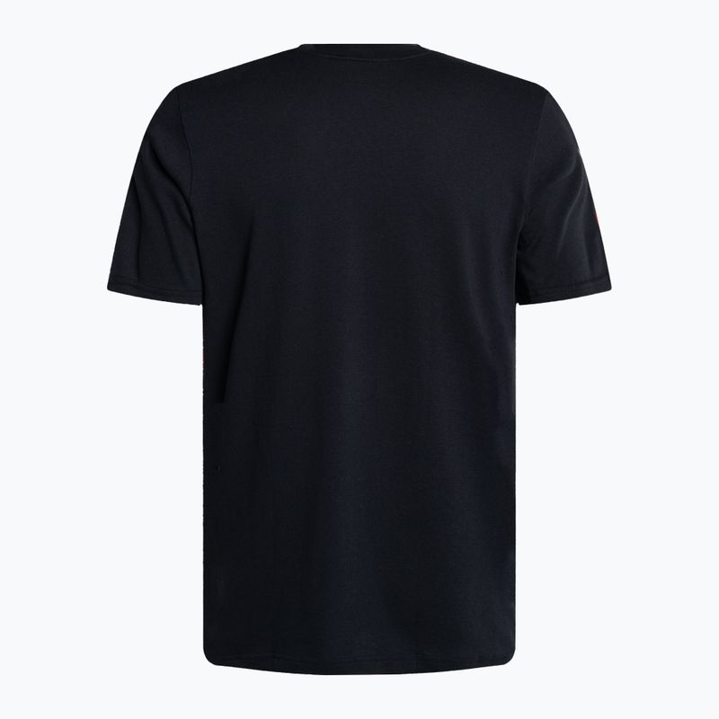 Tricou Under Armour Logo Emb Heavyweight pentru bărbați negru/alb 6