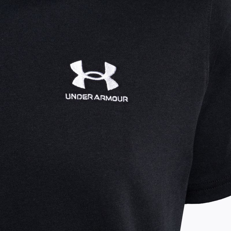 Tricou Under Armour Logo Emb Heavyweight pentru bărbați negru/alb 7