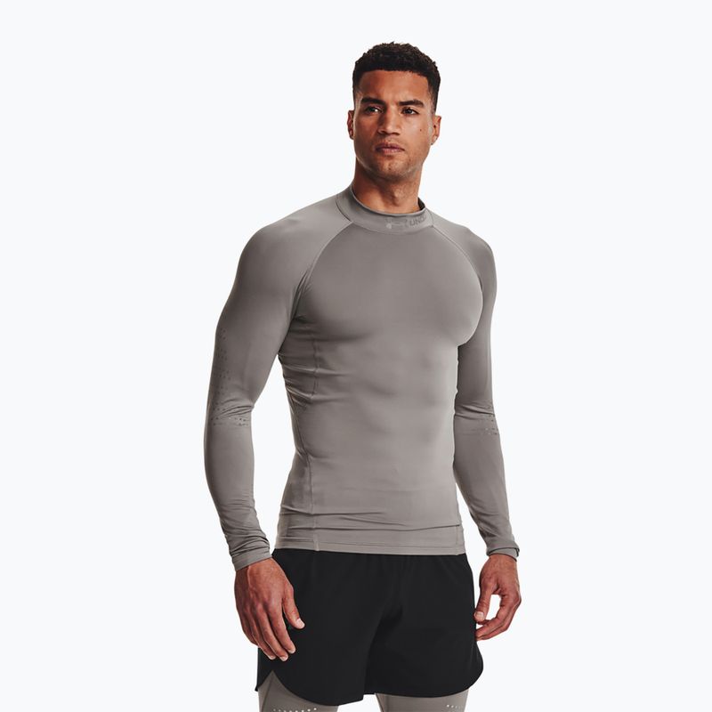 Tricou cu mânecă lungă pentru bărbați Under Armour Ua Cg Armour Novelty Mock grey 1373828-294