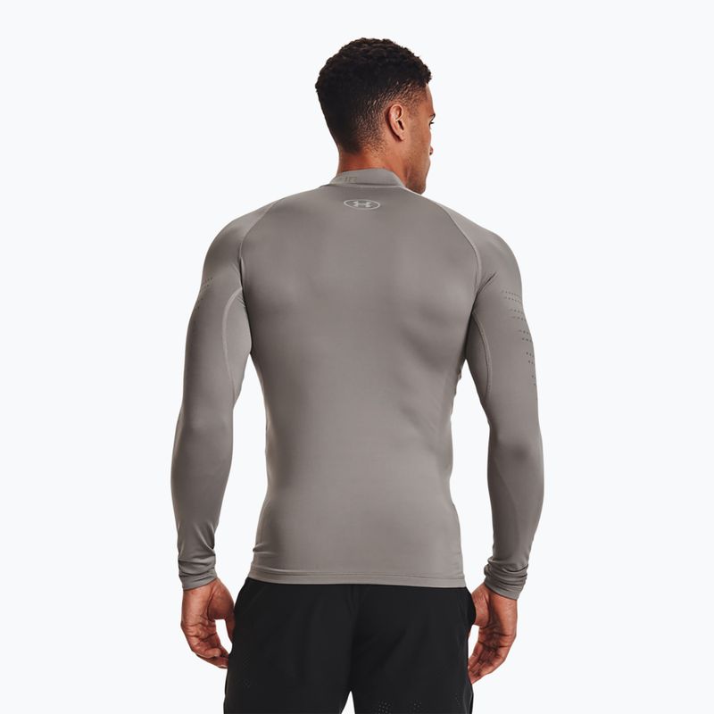 Tricou cu mânecă lungă pentru bărbați Under Armour Ua Cg Armour Novelty Mock grey 1373828-294 3