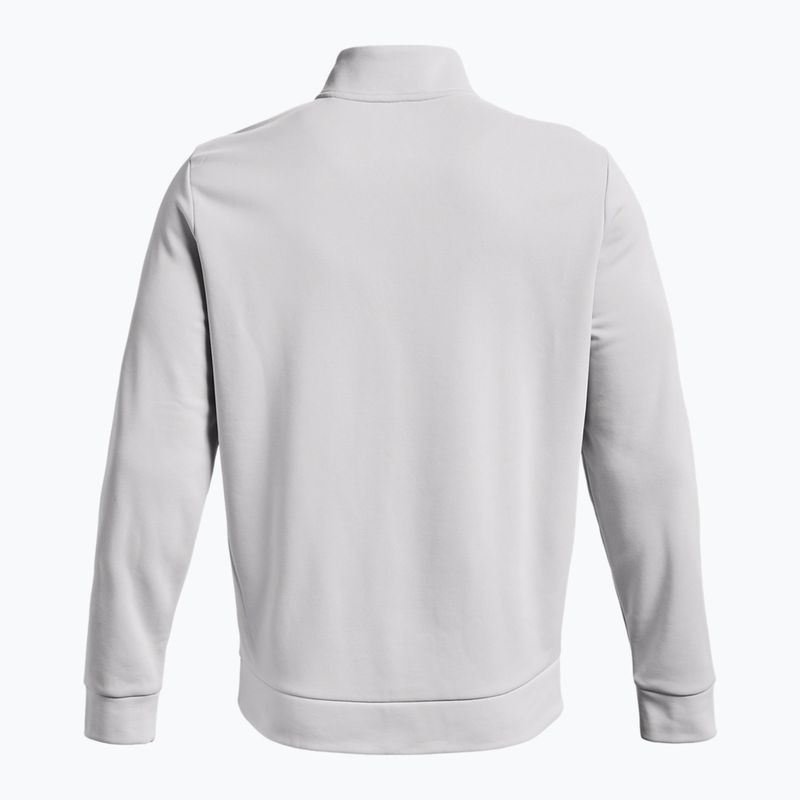 Under Armour Armour Fleece 1/4 Zip tricou de antrenament pentru bărbați gri 1373358-014 3