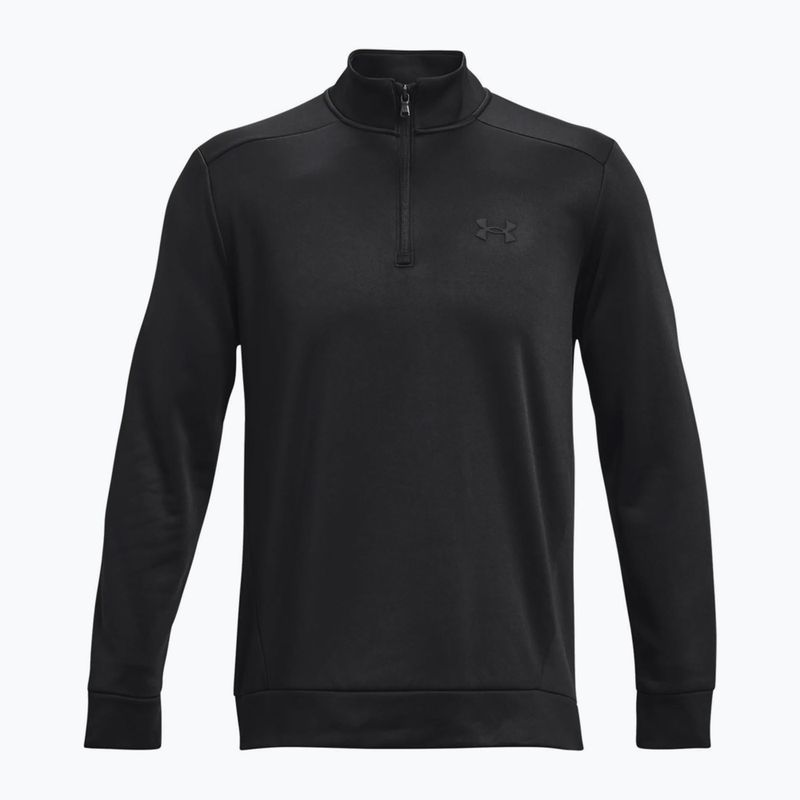 Tricou de antrenament pentru bărbați Under Armour Armour Fleece 1/4 Zip negru 1373358-001 2