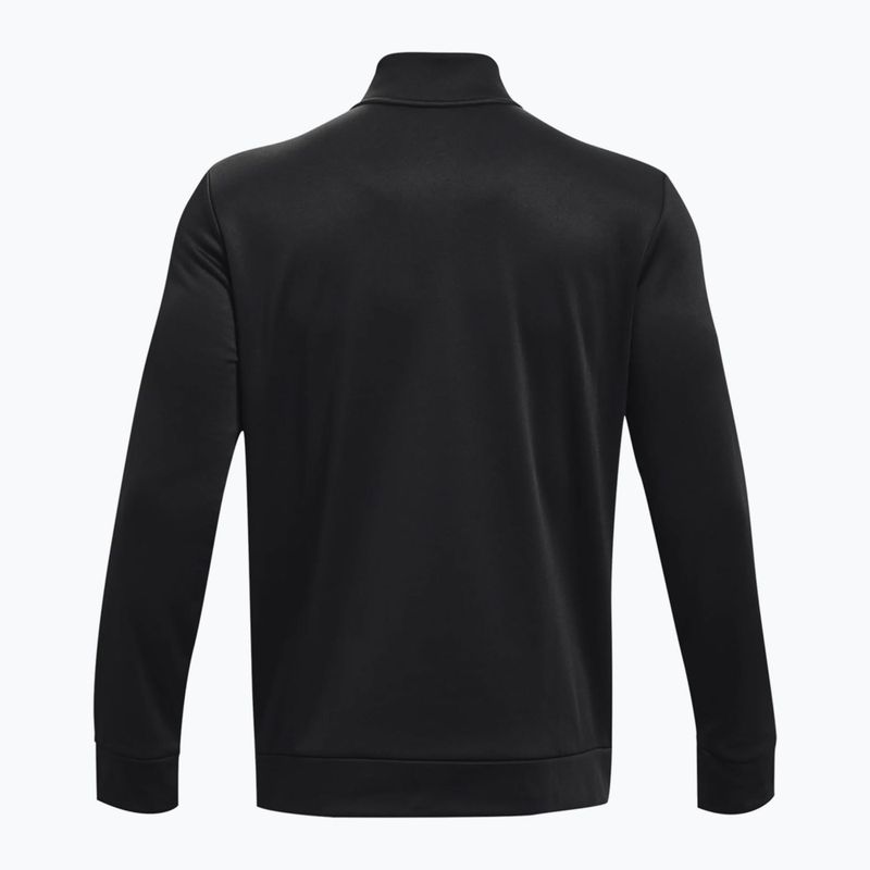 Tricou de antrenament pentru bărbați Under Armour Armour Fleece 1/4 Zip negru 1373358-001 3